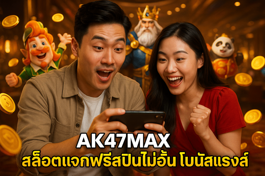 AK47MAX สล็อตแจกฟรีสปินไม่อั้น โบนัสแรงส์