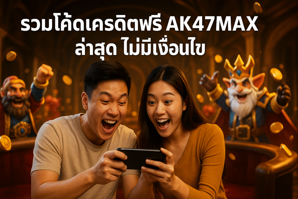 รวมโค้ดเครดิตฟรี AK47MAX ล่าสุด ไม่มีเงื่อนไข